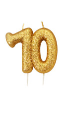 Glitter kakelys gull 70