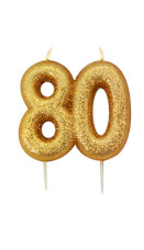 Glitter kakelys gull 80