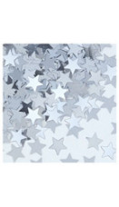 Stjerner sølv confetti