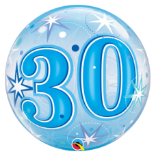 Blå bubble 30