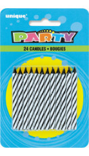 Spiral kakelys sort 24 stk