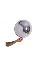 Speilballong sølv 41cm, uten helium