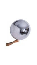 Speilballong sølv 60cm, uten helium
